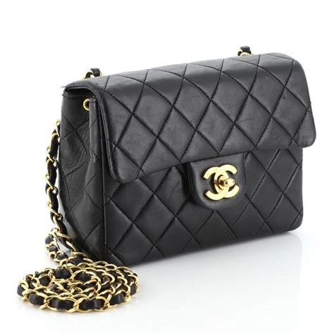 Mini bag in quilted lambskin 